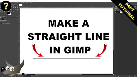 gimp straight lines examples.